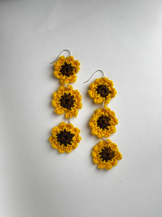 Three Suns Earring