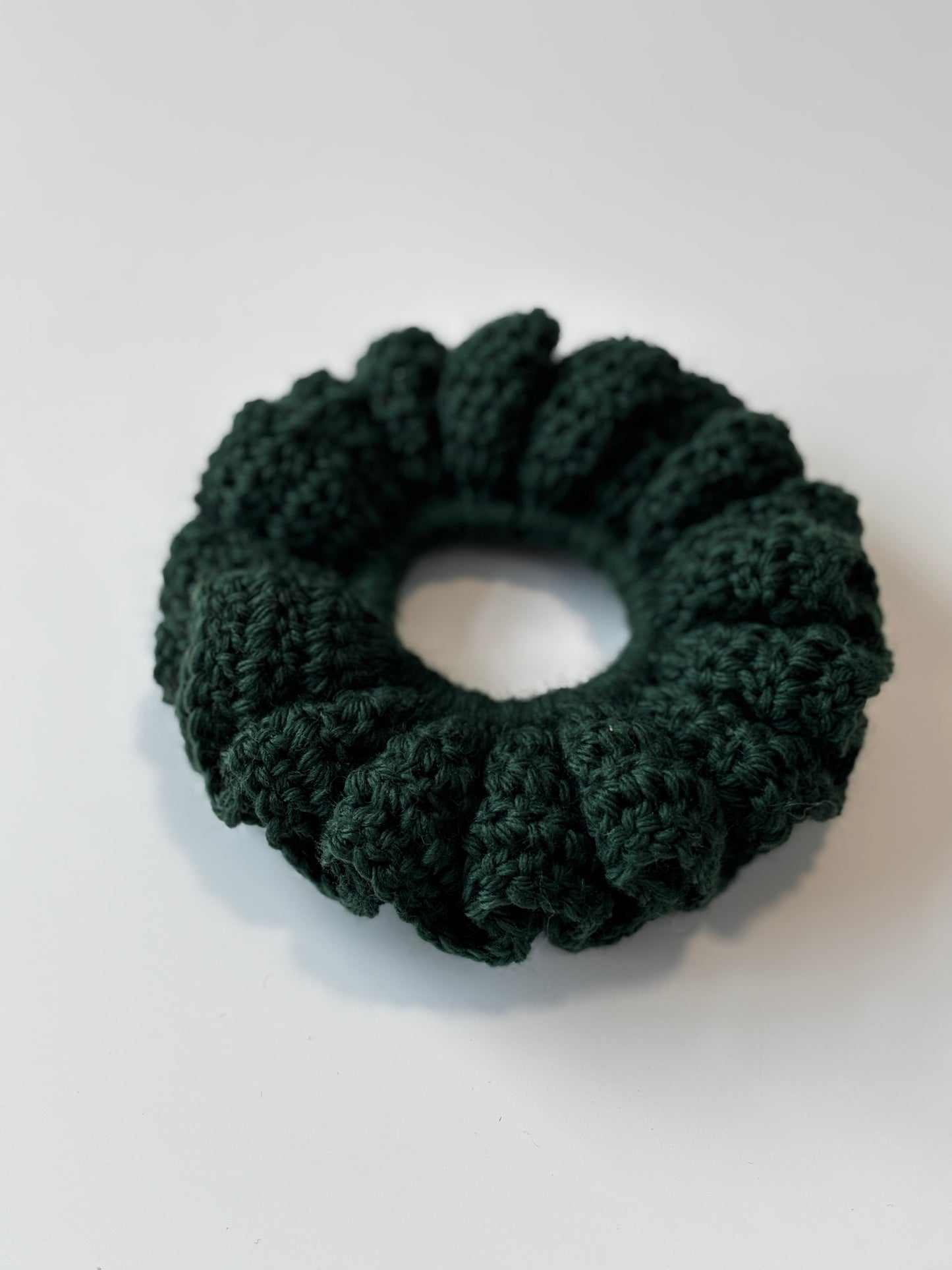 Ruffle Scrunchie - Green