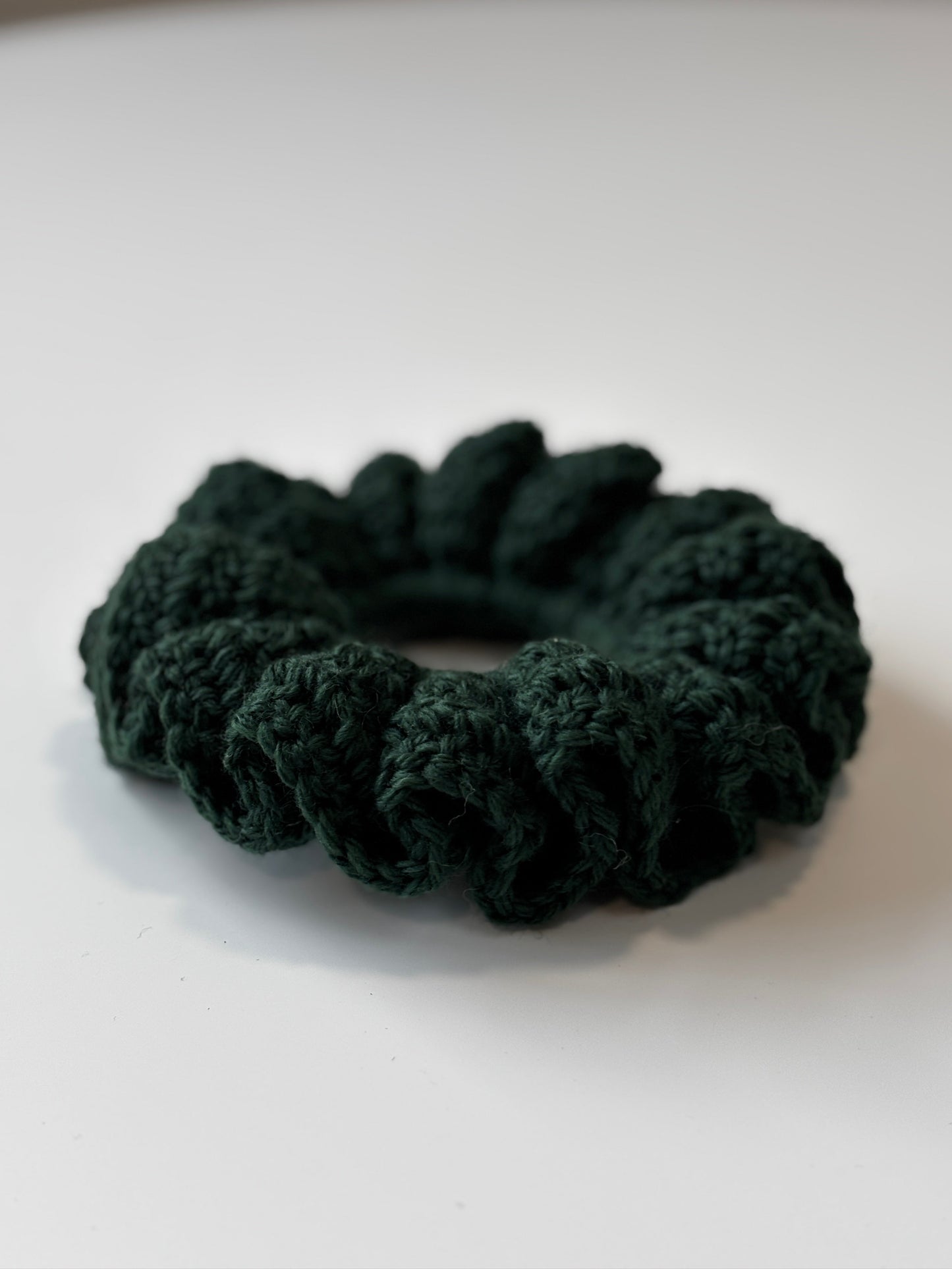 Ruffle Scrunchie - Green